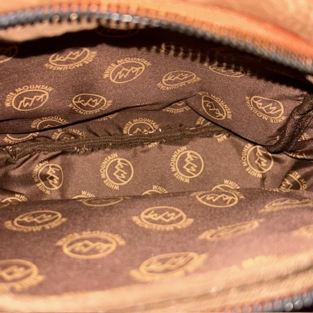 White Mountain Sling Pack Crossbody Bag In Brown - Picture 7 of 10